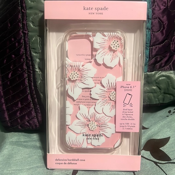 kate spade new york Protective Hardshell Case for iPhone 12 & iPhone 12 Pro - Picture 1 of 3